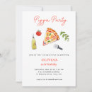 Recherche de pizza mignonne invitations Fête d'anniversaire