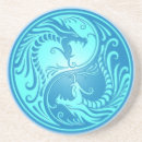 Recherche de dragon bleu dessous de verres Asiatique
