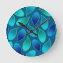 Suche nach grüner pfau wanduhren Aquamarin