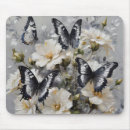 Suche nach schwarze schmetterlinge mousepads Für sie