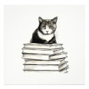 Suche nach buchwurm poster Katze