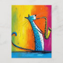 Recherche de saxophone cartes postales Musique