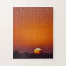 Suche nach flugzeug puzzle Sonnenuntergang