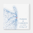 Recherche de carte nautique magnets Bleu marine