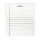 Recherche de lignes blocsnotes Teacher
