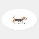 Recherche de bassets autocollants Basset hound