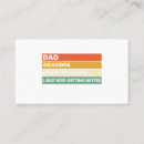 Suche nach der vatertag visitenkarten Papa