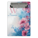 Suche nach rosa blumen klemmbrett Aquarell