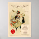 Recherche de black cat posters Vintage