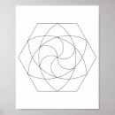 Recherche de conception graphique moderne posters Motif géométrique