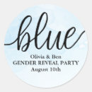 Suche nach gender reveal aufkleber Blau