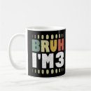 Recherche de 3ème anniversaire tasses Drôle