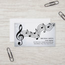 Recherche de note musicale cartes visite Vintage