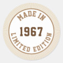 Recherche de 1967 autocollants Anniversaire