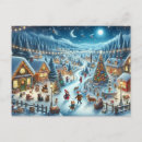 Suche nach schneeszene postkarten Malerei