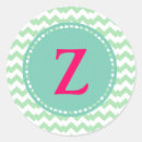 Recherche de zig zag autocollants Vert