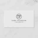 Recherche de copywriter cartes visite Scénariste