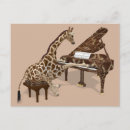 Recherche de humour de piano cartes postales Musique