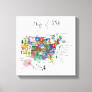 Suche nach karten leinwandbilder America