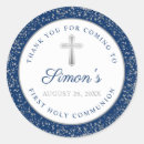 Recherche de baptême garçon autocollants Première communion sainte