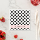 Recherche de pois blanc serviettes Motif
