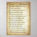 Recherche de shakespeares posters Poème