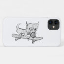 Recherche de chien noir et blanc iphone coques Rétro