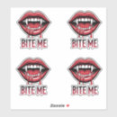 Recherche de dents vampire autocollants Halloween