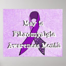 Recherche de ruban de fibromyalgie posters Violet