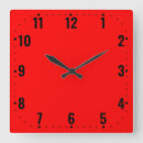 Suche nach abstrakte farbe wanduhren Rot