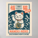 Suche nach maneki neko poster Glückskatze