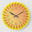 Recherche de murale de lever de soleil horloges Jaune