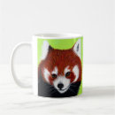 Recherche de panda roux tasses Rouge