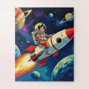 Recherche de fusée puzzles Astronaute
