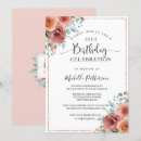 Recherche de pêche et or invitations Aquarelle florale