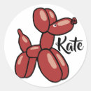 Recherche de ballon rouge autocollants Animal