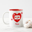 Recherche de red heart love tasses Rouge