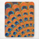 Recherche de plume bleue tapis souris Moderne