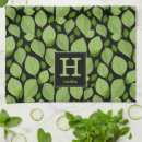 Recherche de dessin botanique cuisine linges Vert