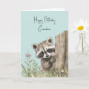 Suche nach waschbär geburtstag karten Blume