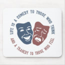Suche nach komödie und tragödie mousepads Masken