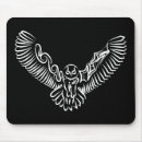 Recherche de chasse à oiseau tapis souris Noir et blanc