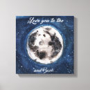 Suche nach mond leinwandbilder Gemälde