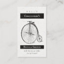 Recherche de vélo vintage cartes visite Professionnel