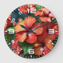 Recherche de fleur rouge horloges Hibiscus