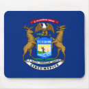 Recherche de michigan tapis souris Drapeau du michigan