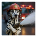 Recherche de dalmatien art Pompier