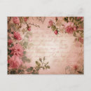 Suche nach vintage rosa rosen postkarten Antike
