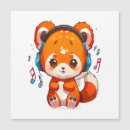 Recherche de panda roux vœux cartes Kawaii