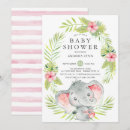 Recherche de elephant baby shower fille invitations Pour tous